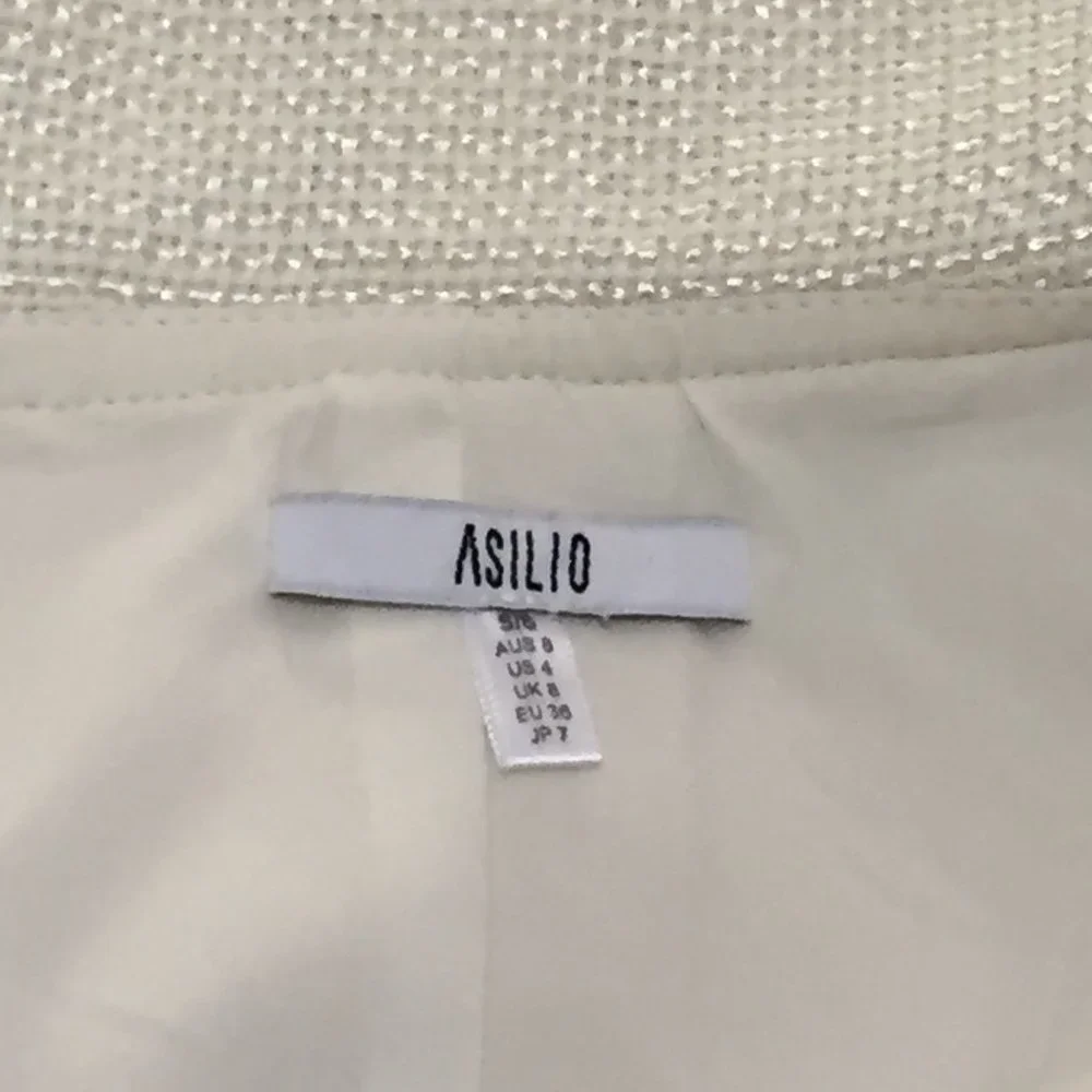 Asilio Almost Famous glamour cape dress Ivory 4 - Picture 7 of 7